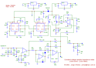Constant Voltage Speaker Measurement Circuit
