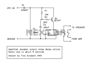 amplifier delay output relay 