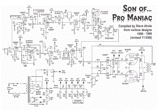 Pro Maniac Guitar tube power amplifier II