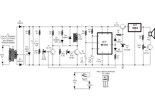 Melody generator schematic