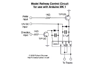 arduino model railway control
