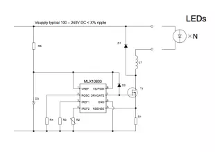 app note high voltage led applications