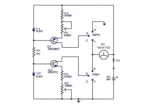 circuit transistor tester