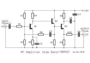 40mhz rf amplifier circuit