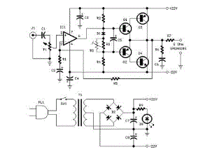 18W Audio Amplifier Circuit