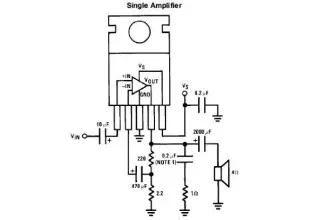 7W Mini Audio Amplifier Circuit based LM383