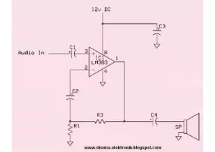 8W Amplifier Based on IC LM383