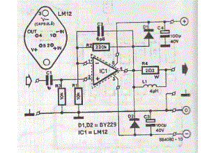 80W Power Amplifier based LM12