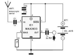 vhf rf preamp 100 175 mhz with max2633