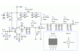 15w rf amplifier circuit