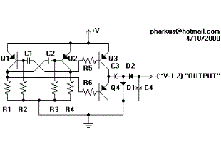 Negative Voltage Generator Schematic
