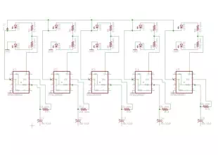 led flasher circuit schematic inside