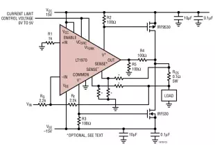 cool chip lt1970 power op amp with current limit