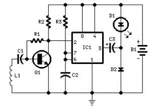 using call detector circuit schematic