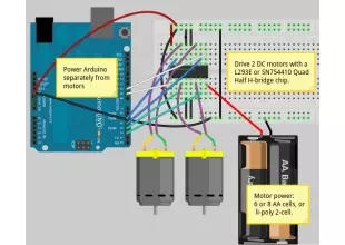 cheap motors with arduino