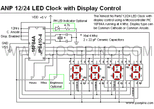 microcontroller driving 4x7 segment display pic 2