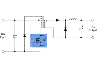 Mosfet forward converter circuit