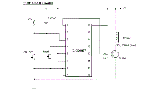Soft ON/OFF switch circuit