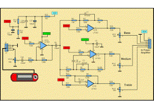 Schematic Diagram Car Amplifier for MP3