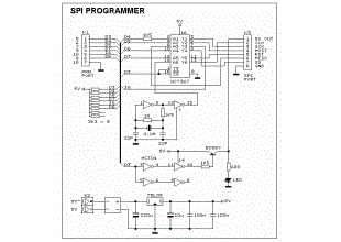 spi flash programmer circuit diagram
