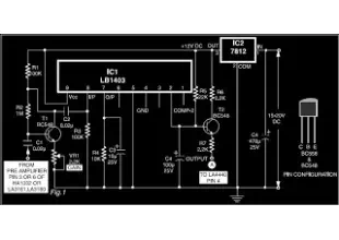 Automatic Muting Circuit For Audio Systems PCB