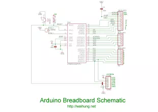 arduino on breadboard