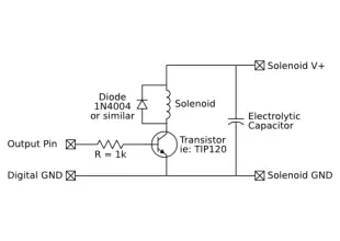 Drum Solenoid Interface for Tap-Tempo Metronome