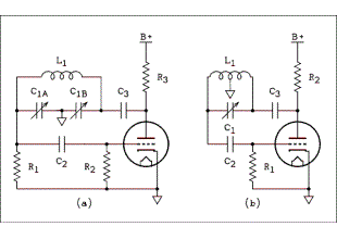 Parallel fed Colpits oscillator circuit