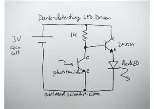 emergency light circuit diagram