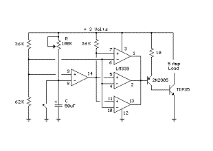 Low Voltage High Current Time Delay Circuit