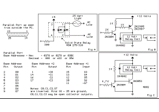 Parallel Port Relay Interface Circuit