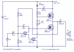 Mosfet Amplifier Circuits