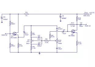 Baxendall tone control circuit