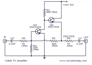 Cable TV amplifier