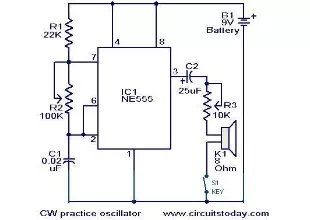 CW Practice oscillator