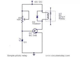 Photo relay circuit