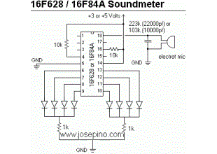 Sound amplitude meter