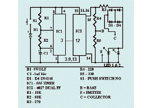 Transistor Checker with 555