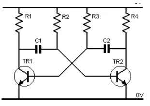 transistor astable multivibrator