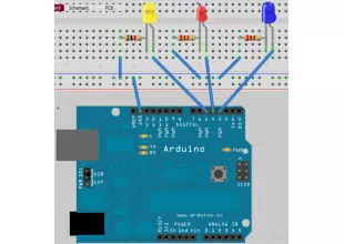 Arduino LED blinking with variable speed