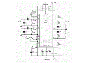 audio amplifier using ic lm4780
