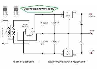 dual voltage power supply 12 volt