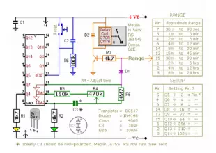 onoff 24 hours timer circuit schematic