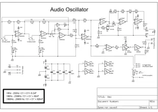 Audio Oscillator with Frequency Counter