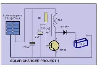 Solar Charger Schematic