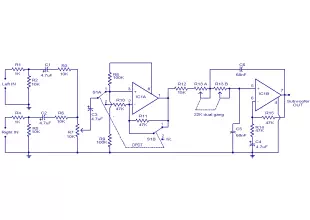 tl072 car subwoofer filter circuit