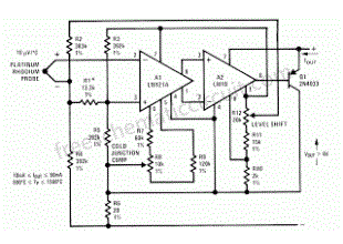 Transmitter Precision Thermocouple Amplifier Circuit
