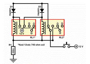 build relay toggle switch