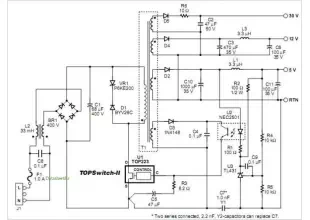 Designing Multiple Output Power Supplies With Topswitch