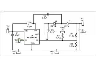 Mic2290 48v Avalanche Photo Diode (apd) Application Circuit W/ 0603 Chip Inductor